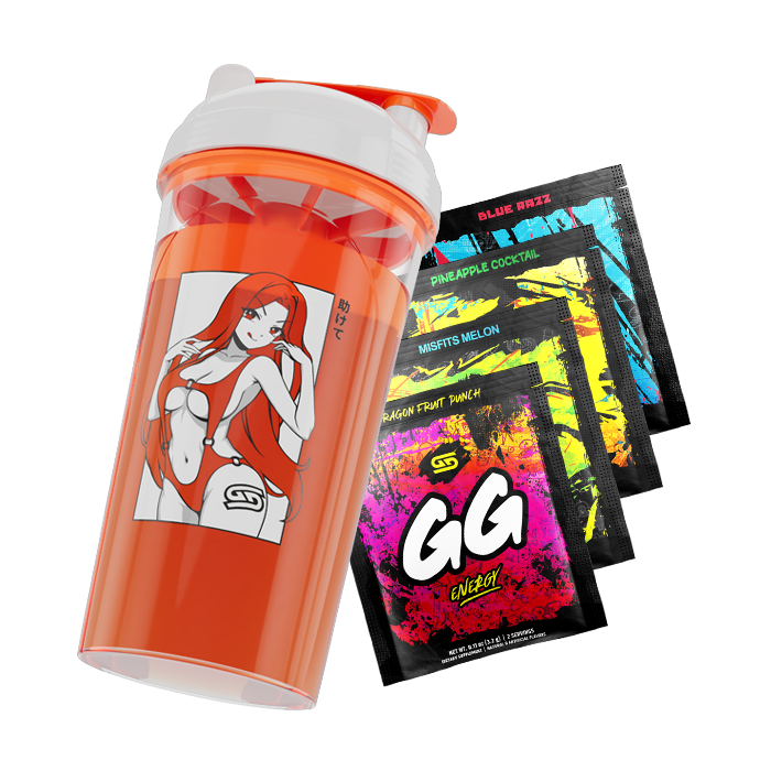 GamerSupps Waifu Cup Shaker S3.4 Nya Cat outlet Girl 24oz