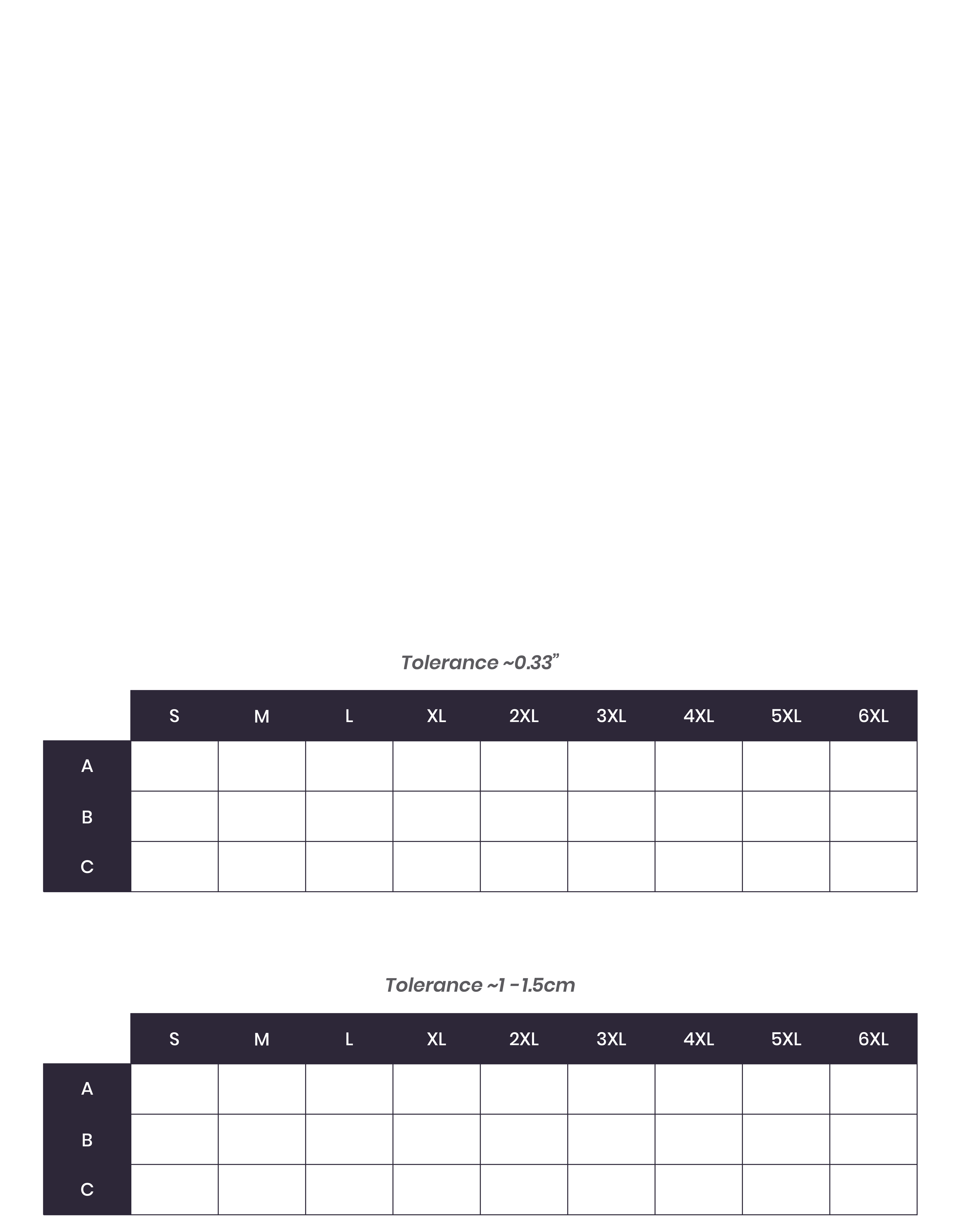 View Size Chart