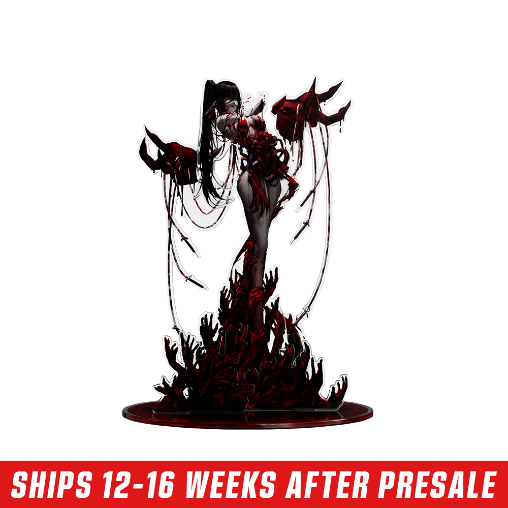 Layna Lazar: Crimson Bloom Acrylic Standee