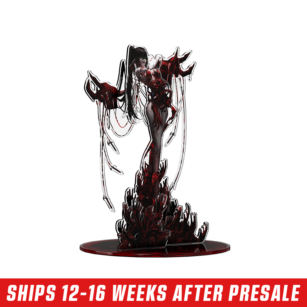 Layna Lazar: Crimson Bloom Acrylic Standee