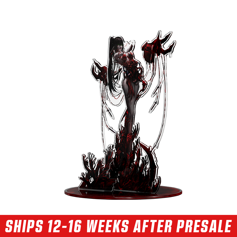 Layna Lazar: Crimson Bloom Acrylic Standee