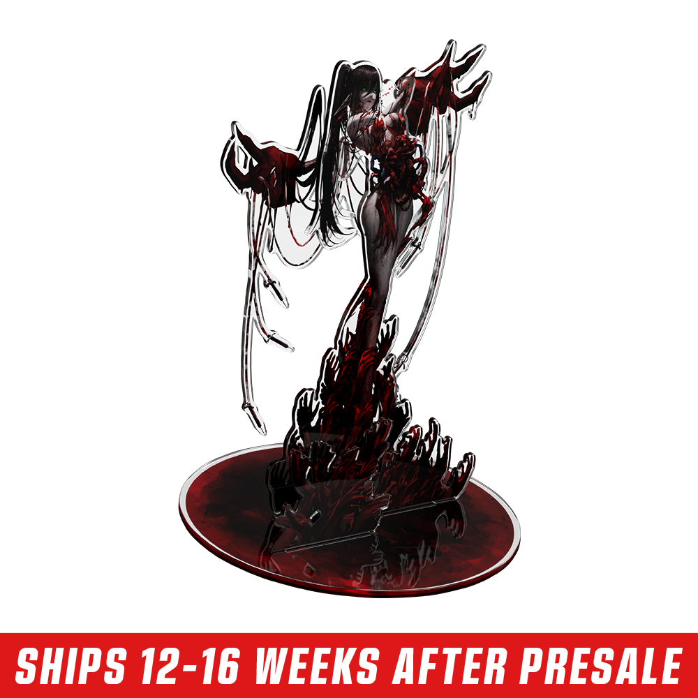 Layna Lazar: Crimson Bloom Acrylic Standee