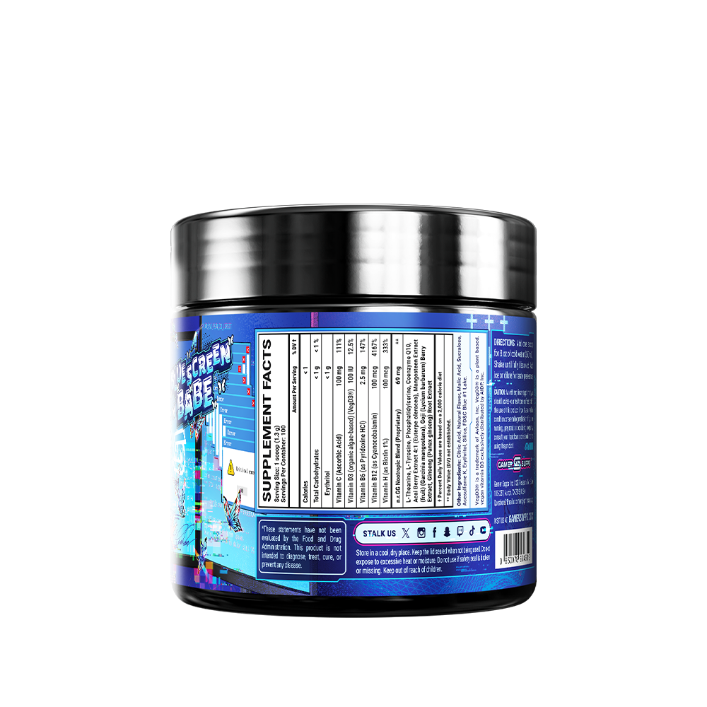 Blue Screen Babe by AmaLee Caffeine Free - 100 Servings