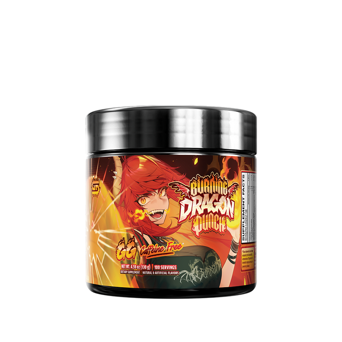 Burning Dragon Punch Caffeine Free - 100 Servings - Gamer Supps
