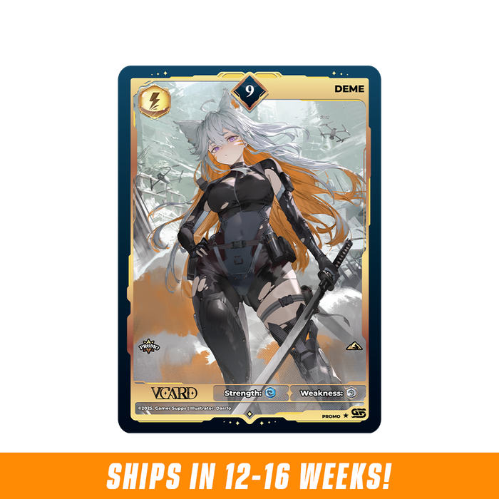 Creator Cups x deme: VCard Promo Card (Info) - Gamer Supps