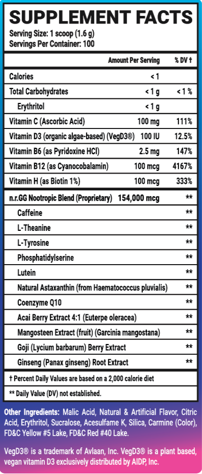 Dragon Yuri - 100 Servings View Supplement Facts