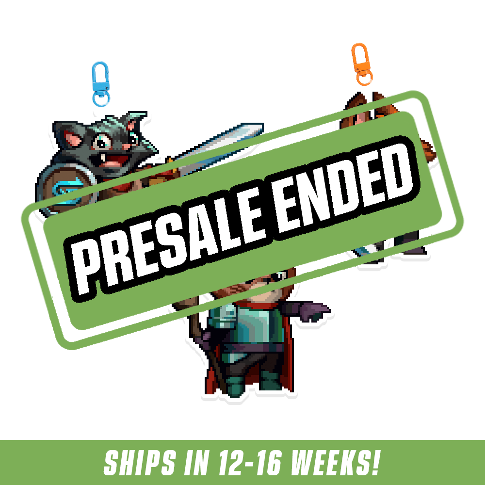 PIXEL CUPS x Emongg: Acrylic Keychain Set