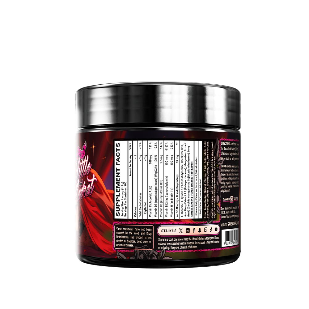 FeFe's Dirty Little Secret Caffeine Free - 100 Servings - Gamer Supps