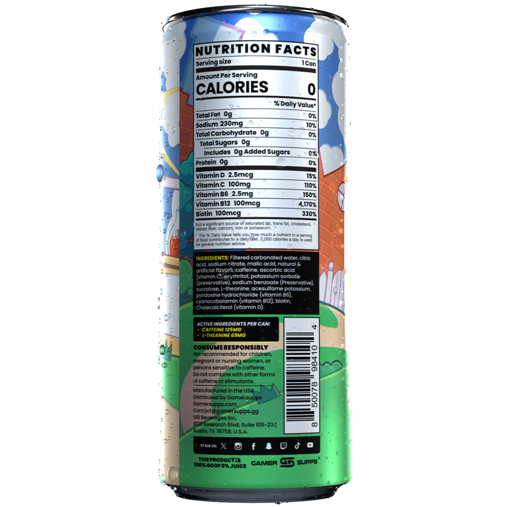 GG® Sugar Free Premium Energy - Single Can Blind Box