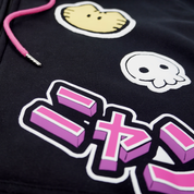Nyan Service: Cat Ear Zip Hoodie - Gamer Supps
