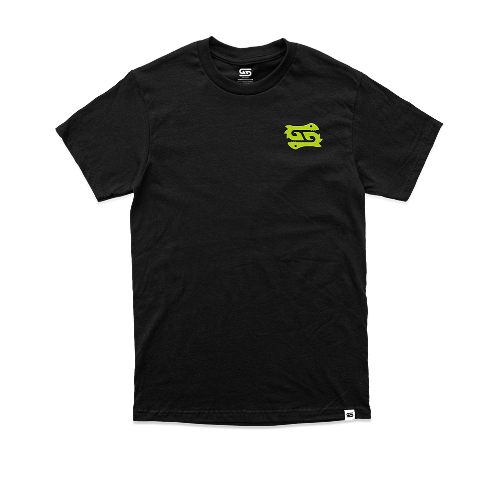 Kaiju Shirt Front view gamersupps green logo