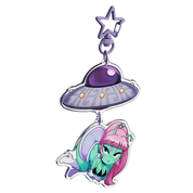 "I Come In Peace" Acrylic Keychain - Gamer Supps