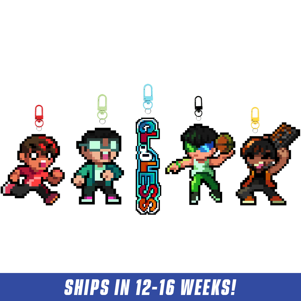 PIXEL CUPS x Clooless: Acrylic Keychain Blind Box