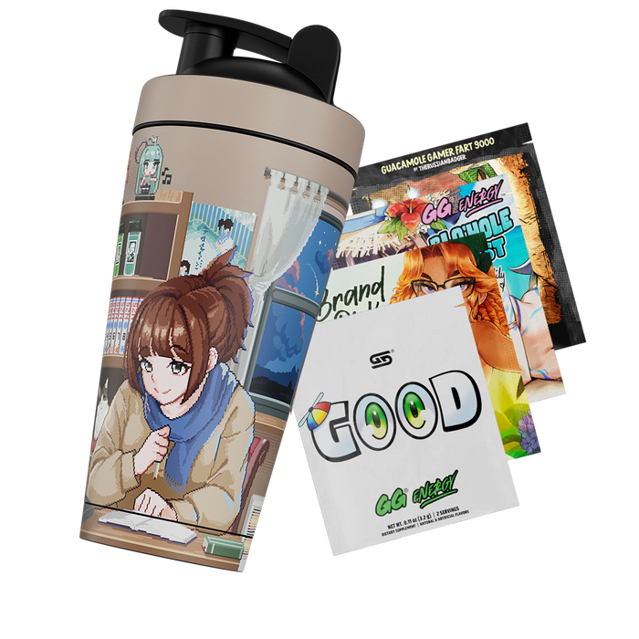PIXEL CUPS: Lo-Fi Kohai Metal Shaker - Gamer Supps