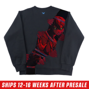 Layna Lazar: Crimson Bloom Crewneck