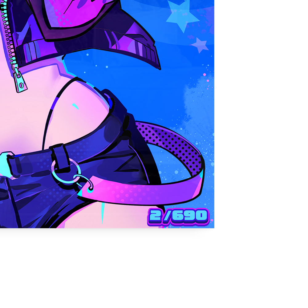 Rave Baby Acrylic Poster - Gamer Supps