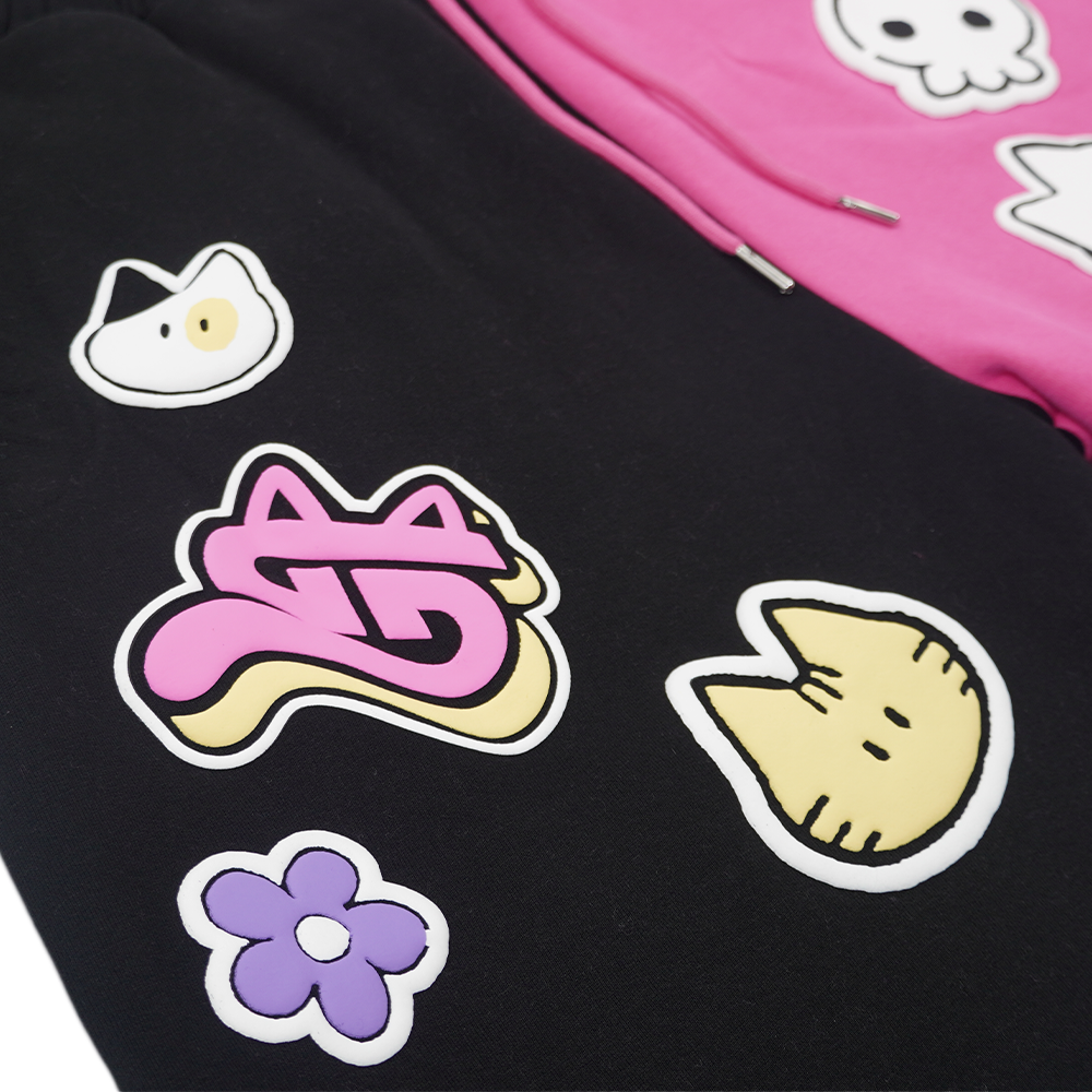 Nyan Service: Sticker Bombed Shorts - Gamer Supps