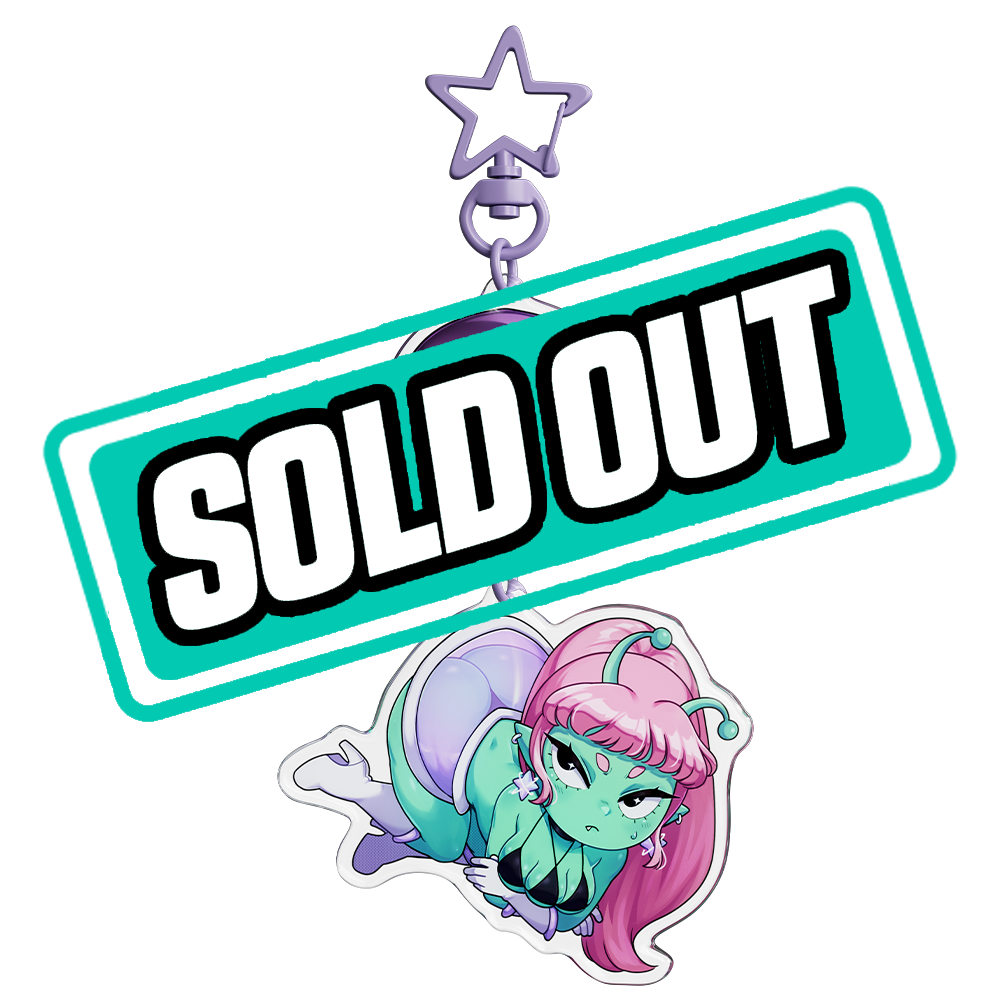 "I Come In Peace" Acrylic Keychain - Gamer Supps