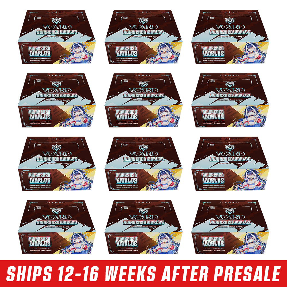 VCard Awakened Worlds: Limited Master Case (12 Booster Boxes) - Gamer Supps
