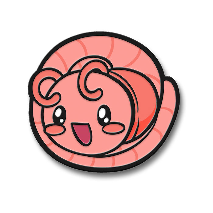 Shylily: Wormlily Shrimpy Enamel Pin (Info) - Gamer Supps