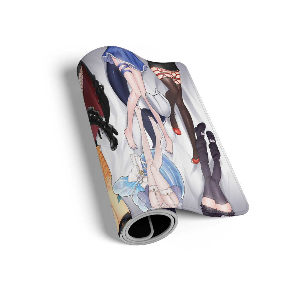 Anime Girl Thigh Vtuber Mouse Pad