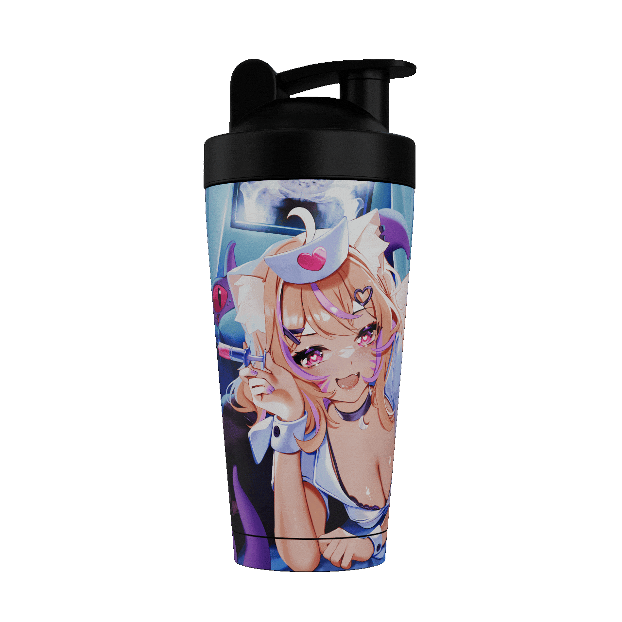 Creator Cups x SquChan: Valentine's Metal Shaker - Gamer Supps