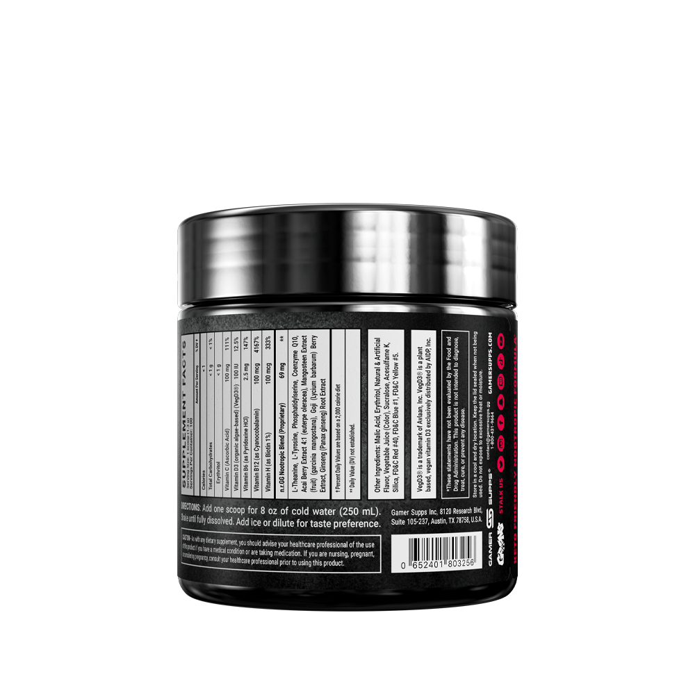 Grandpa's Ashes Caffeine Free - 100 Servings - Gamer Supps