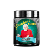 Front of Grandpa's Ashes 100 Serving Energy Tub