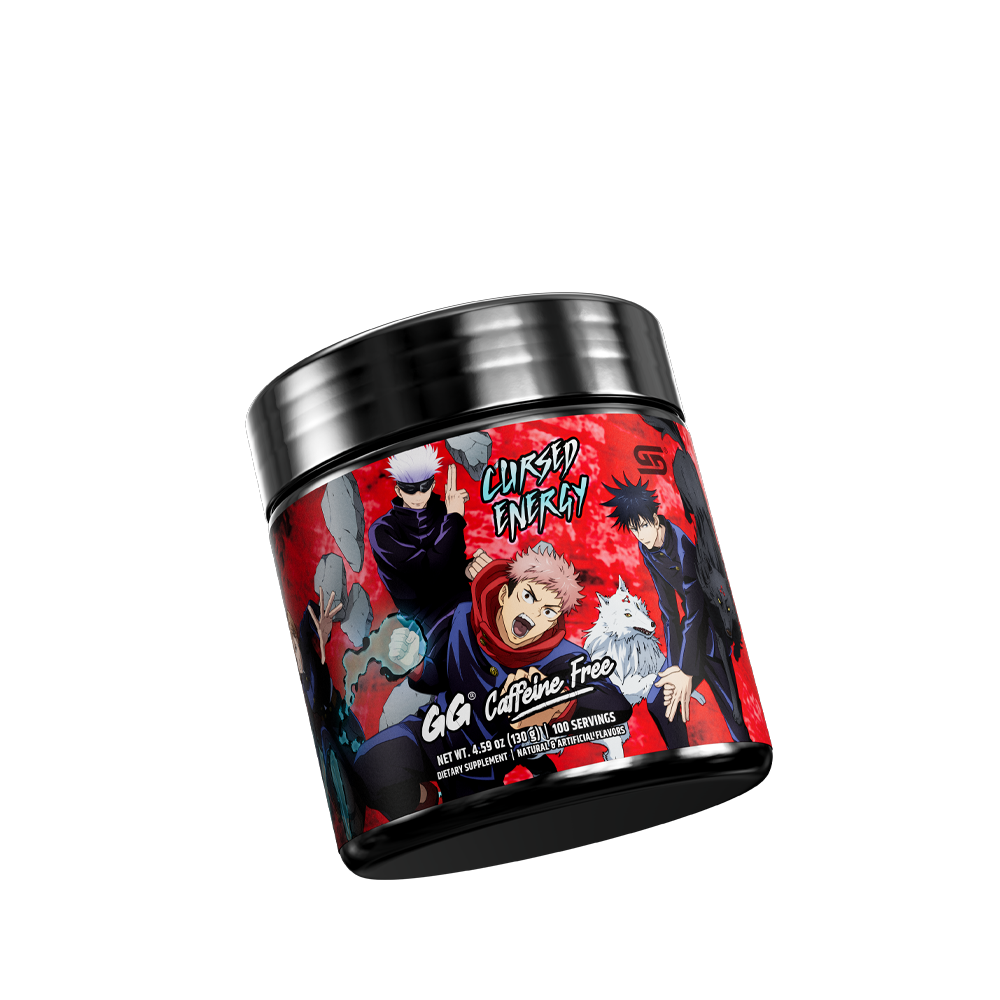 Gamer Supps x Jujutsu Kaisen Cursed Energy Caffeine Free - 100 Servings - Gamer Supps