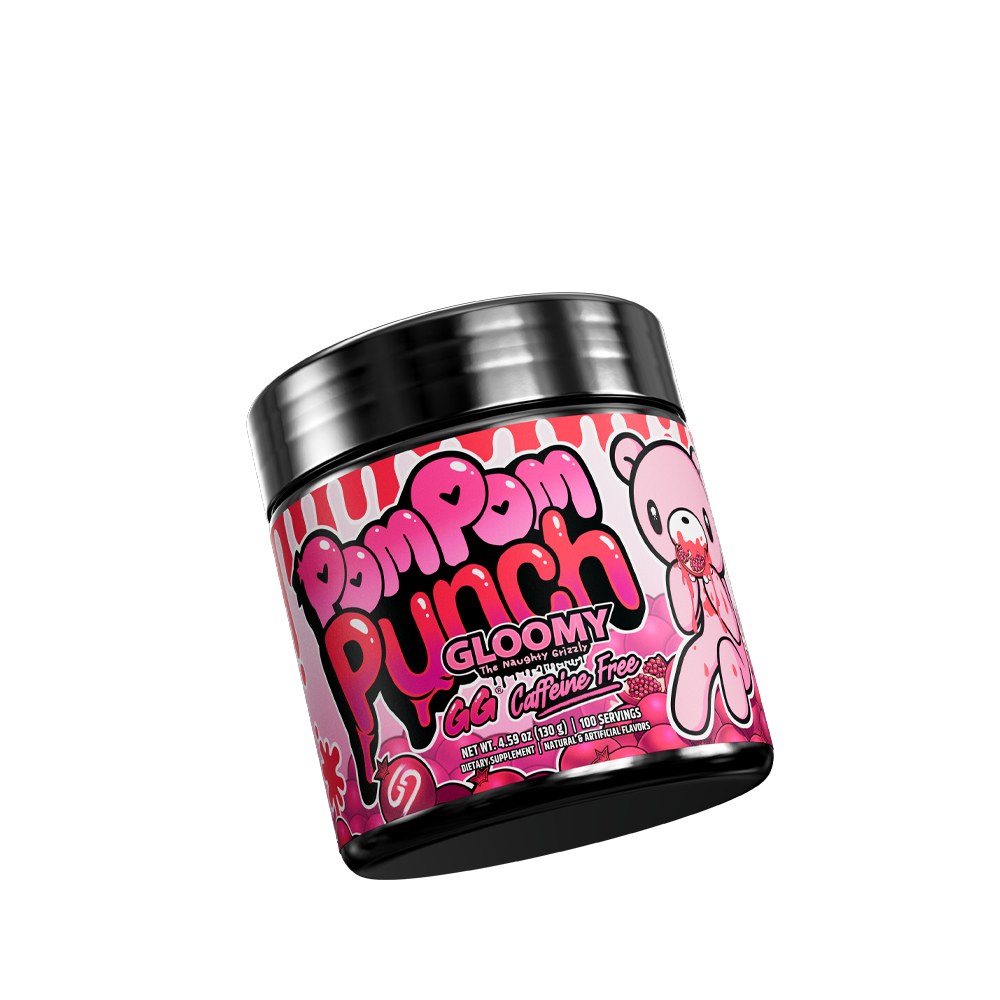 Pom Pom Punch GG by Gloomy Bear Caffeine Free - 100 Servings - Gamer Supps