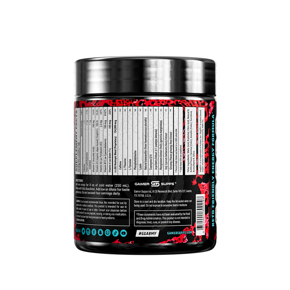 Red Raspberry - 100 Servings - Gamer Supps