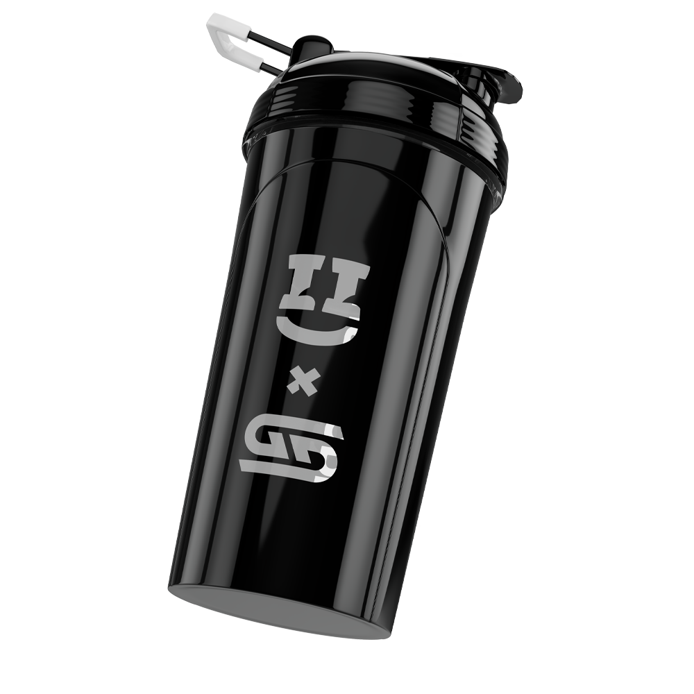 24oz SMii7Y Shaker Cup (Black) - Gamer Supps